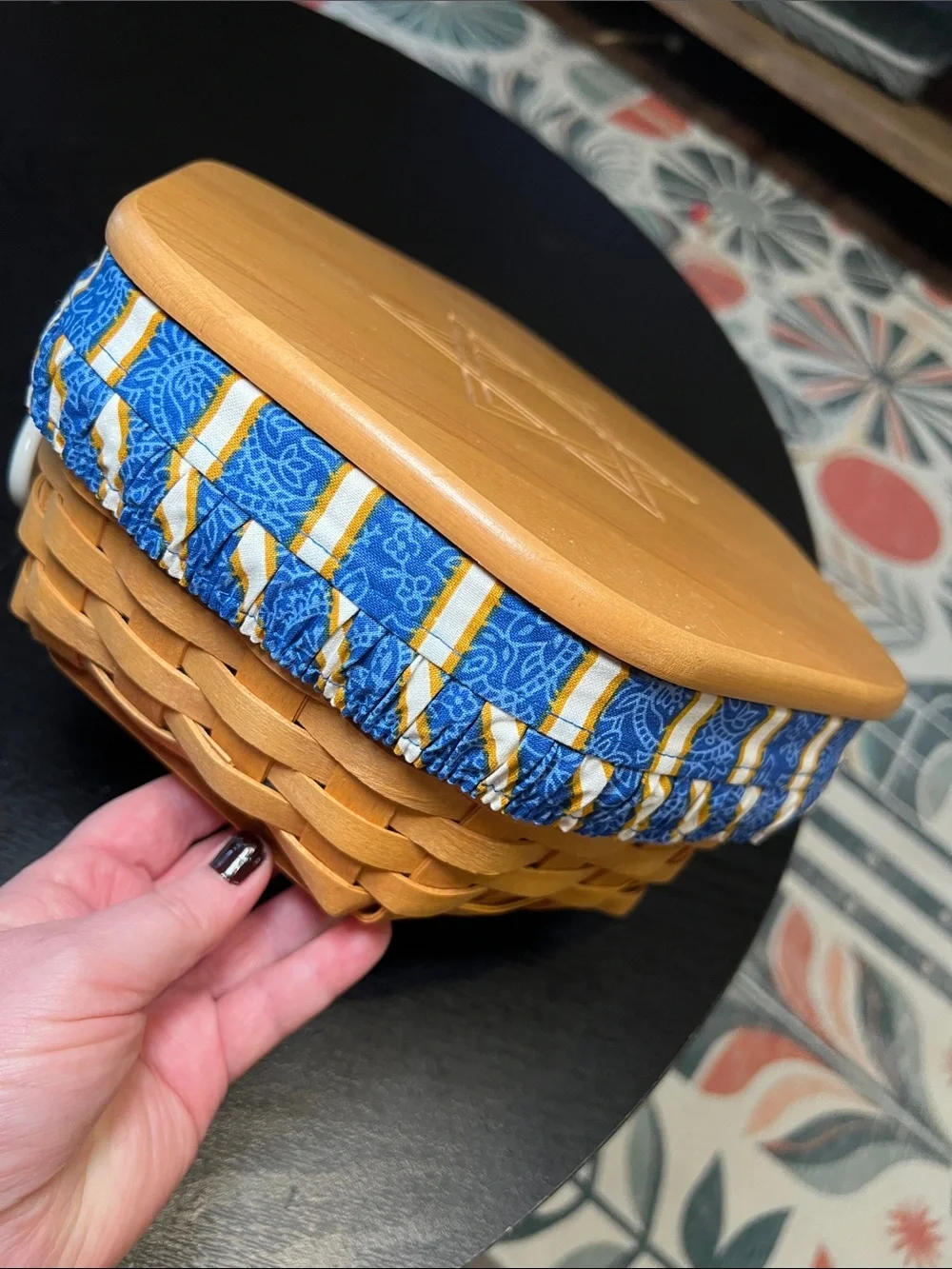 Longaberger 10x9” approximately